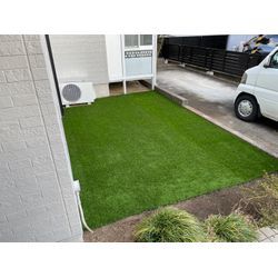 【施工事例】雑草・枯れ芝の庭を、人工芝でスッキリ✨の画像2