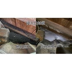 2025年12月14日奈良県にてイタチ対策工事の画像1