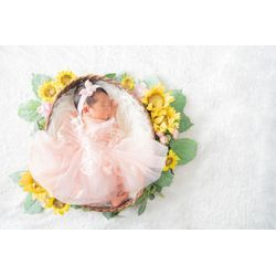 【ひまわり】ニューボーンフォトお花のお色目見本の画像3