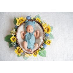 【ひまわり】ニューボーンフォトお花のお色目見本の画像2