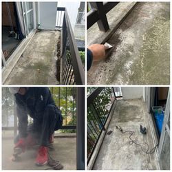 ベランダ塗装！後にゲリラ雨（ ;  ; ）の画像1