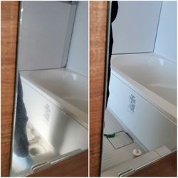 🛁浴室清掃の意外な難題❗　壁の硬質水垢です。の画像2