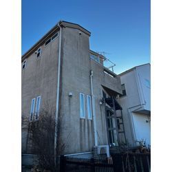 茅ヶ崎市で工事スタート！今日は足場組み立て🛠️の画像1