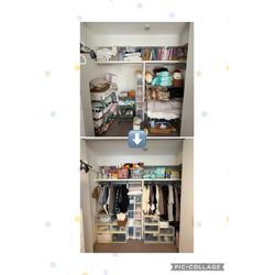 片付けのbefore after『クローゼット』『寝室』の画像1