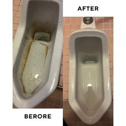 🧼【岡山市南区】トイレの尿石・黒ずみ・青錆を徹底除去！の画像1