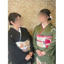 結婚式　黒留袖　振袖の画像1
