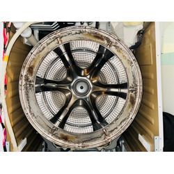 【大阪市西淀川区・姫里】日立ドラム式洗濯機の乾燥不良、分解クリーニングで復活！クマッペのプロ技術の画像1