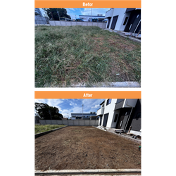 【小平市】建築予定地の除草作業　2025年10月18日の画像1