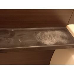 樹脂製カウンターの研摩コーティングの画像1