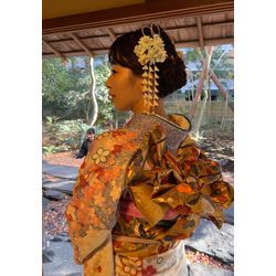 成人式の弟様　紋付袴と姉上様大学院卒業の前撮りの画像3