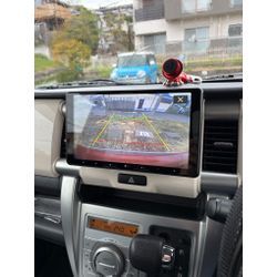 ハスラーに9インチフローティングナビの画像3