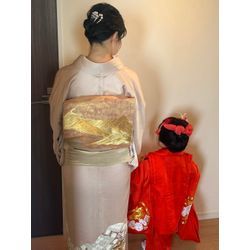 七五三　お母様　3歳お嬢様の画像1