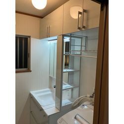 ノーマルな洗面室がシステム洗面室へ。。の画像2