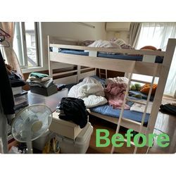 4人姉妹の寝室の整理収納の画像1