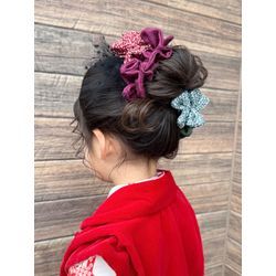 七五三🌸ふんわり日本髪風アレンジの画像1