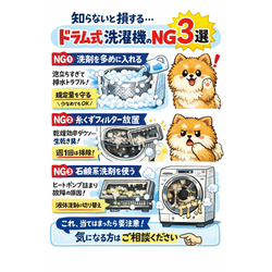 知らないと損する…ドラム式洗濯機のNG習慣3選の画像1