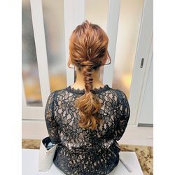 結婚式のお呼ばれヘアセットのご依頼でした♪の画像3