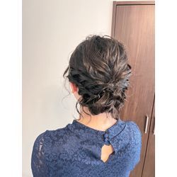 結婚式のお呼ばれヘアセットのご依頼でした♪の画像1