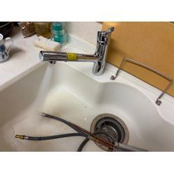 キッチン混合水栓交換　水戸市の画像1