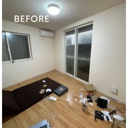 東京都　高円寺　戸建て空室物件　6畳間施工の画像1