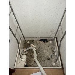 中野区　洗濯機排水口詰まり除去！の画像2