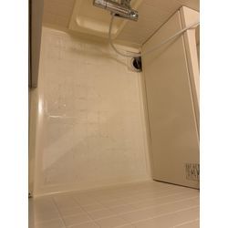 床タイル剥して　床マット貼りの画像2