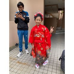 「7歳姫の帯解の儀🎀ご自宅へ出張で「日本髪結い＆着付けに伺いました👘」の画像3