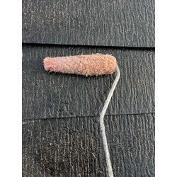 藤沢市｜外壁・屋根塗装工事が順調に進行中｜養生完了・屋根下塗りと軒天塗装の画像1