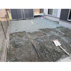 【施工事例】砂利のお庭をふかふか人工芝に！快適に遊べる空間への画像2