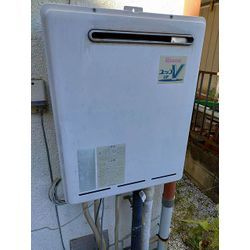 高崎市で年数が経過して調子の悪くなったガス給湯器の交換の画像1