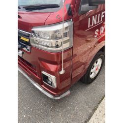 世界の武装庭師の軽トラ、車検から | 広島県山口県で庭木の剪定は塩田剪庭園の画像1