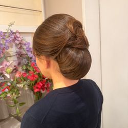 和髪シニヨンの画像3