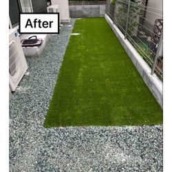 【施工事例】雑草対策に！お庭の一部を人工芝で快適空間に｜仙台市の画像2