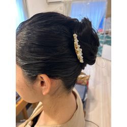 入学式は最後のお客様！(夜会巻き)の画像1