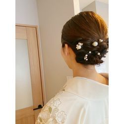 25/12/6 七五三　訪問着　肩に付くくらいのボブの画像2