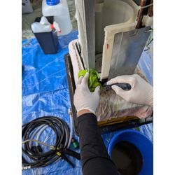 窓枠エアコン内部洗浄の画像2