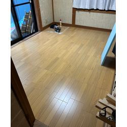 【3月】6畳　畳部屋からフローリング工事　下地張り替えから対応｜江戸川区Y様の画像2