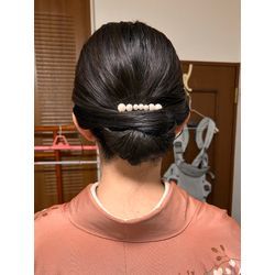 続きます　お宮参り(タイトシニヨン)の画像2