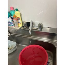台所水漏れの画像1
