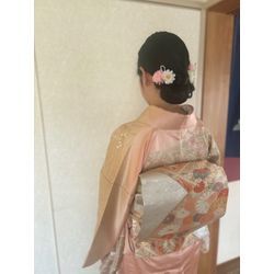 結婚式ご参列　シニヨンの画像1