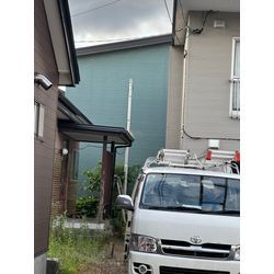 北海道単三切り替え,建柱工事の画像2