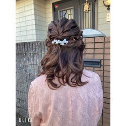 新年会出席　ヘアメイク　ハーフアップも大人気❣️の画像2