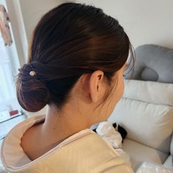 お宮参り 訪問着のお着付けの画像2