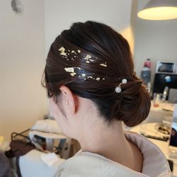 お宮参り 訪問着のお着付けの画像1