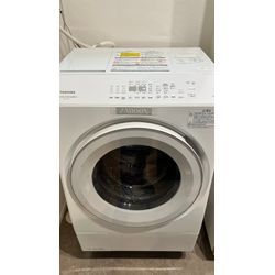 東芝ドラム式洗濯機ZABOON TW-127XM2L(W)分解洗浄_開成町の画像1