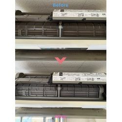 【千葉市美浜区】パナソニック エオリア CS-403CXR2-W をクリーニングしました！の画像1