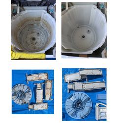 タテ型洗濯機クリーニング　パナソニック　ＮＡーＦＡ９０Ｈ２の画像2