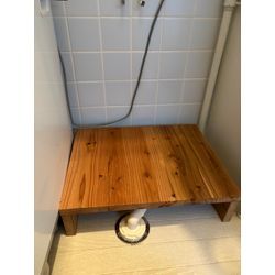 洗濯機脇、簡易台製作。の画像1