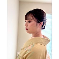 お宮参りママ　ヘアメイク&着付けの画像1