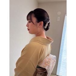 お宮参りママ　ヘアメイク&着付けの画像2